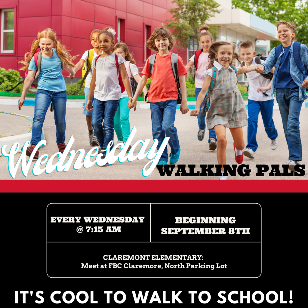 Walking PALs is happening tomorrow morning! Don't forget to pick up a participation form in the office if your student want's to participate! Remember, "It's COOL to walk to school!"