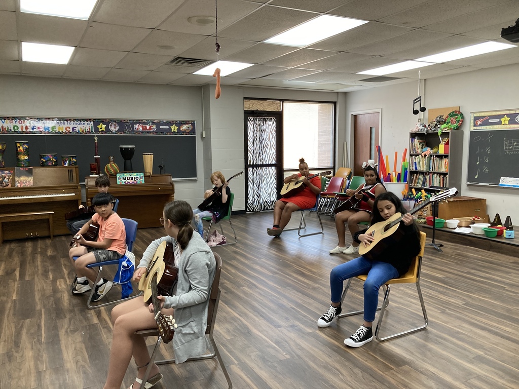 Music Education has so many benefits! Mrs. Keener was so excited to begin teaching classical guitar to our 5th graders! Did you know that music education can provide enhanced language capabilities and improved memory? Learning an instrument also leads to increased coordination and achievement. #CPSZEBRAPRIDE