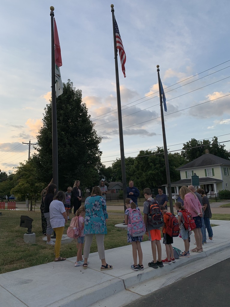 On Wednesday, teachers, students, and members of First United Methodist Church gathered around the pole for the annual See You At the Pole event to pray for our school and our community. This completely voluntary event, held before school started for the day, made a great start to our Wednesday morning at Claremont. #CPSZEBRAPRIDE