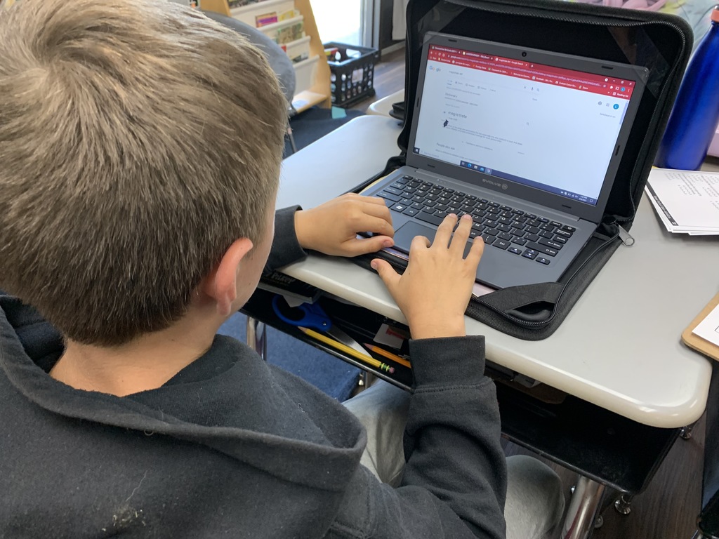 5th grade students use devices in every aspect of their learning. From assignments, to research, to testing, our classes take full advantage of their one-to-one access to devices. #CPSZEBRAPRIDE