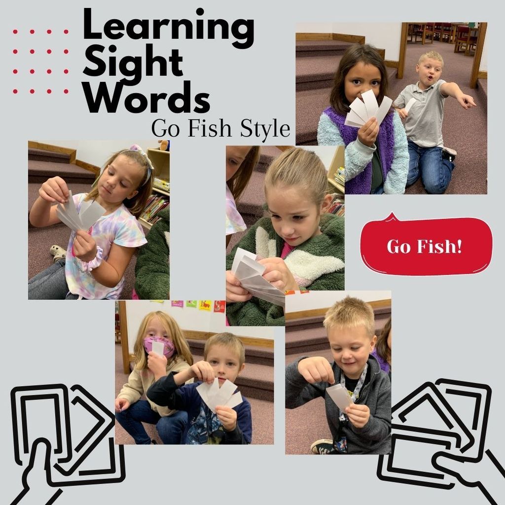 Learning Sight Words with Go Fish Card Game