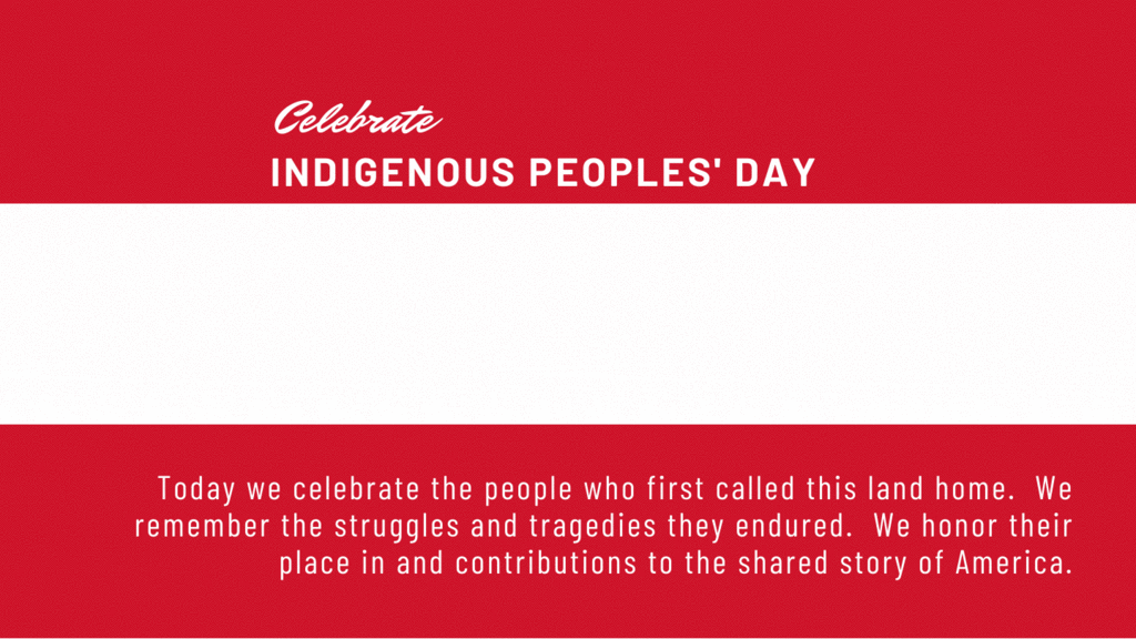 Give your tribe a shout out in the comments below. Today we celebrate the people who first called this land home. We remember the struggles and tragedies they endured. We honor their place in and contributions to the shared story of America. #CPSZEBRAPRIDE