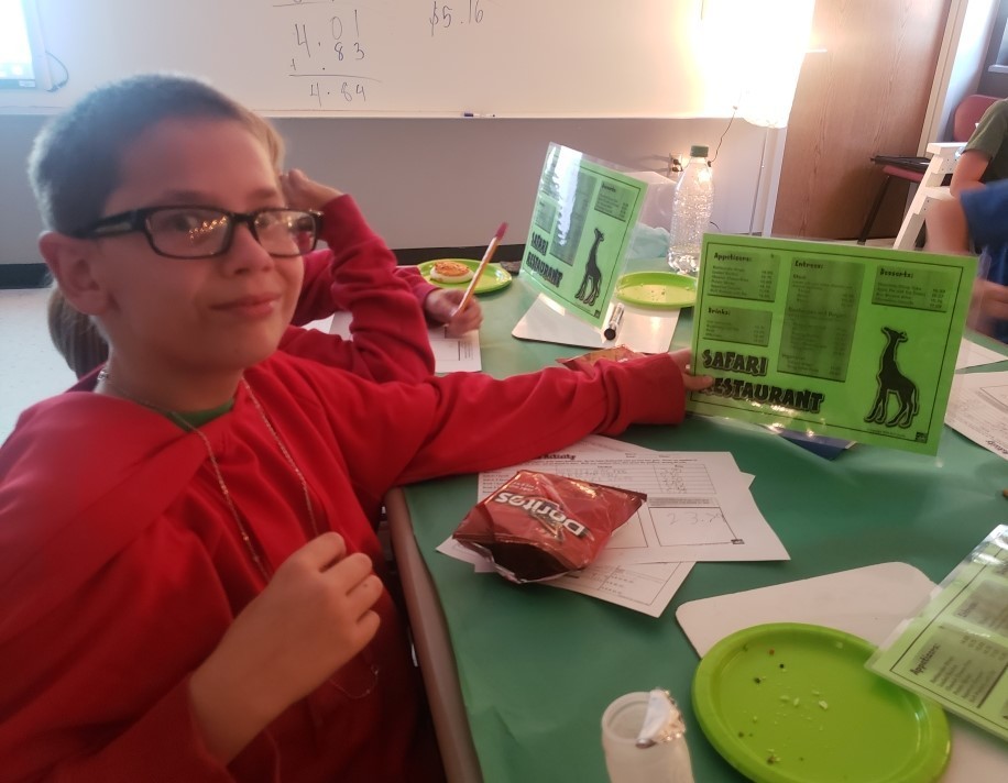 Miss Bart's 5th Grade Safari Restaurant
