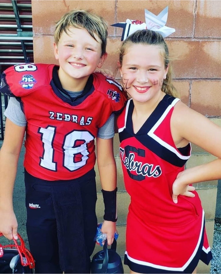 football player & cheerleader