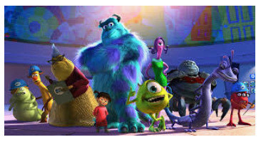 Monsters Inc characters