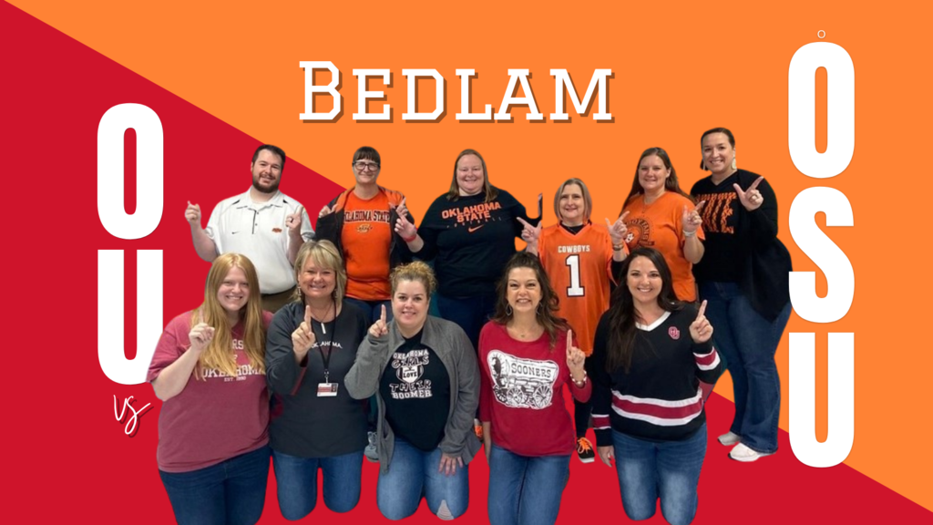 teacher in their OU or OSU gear