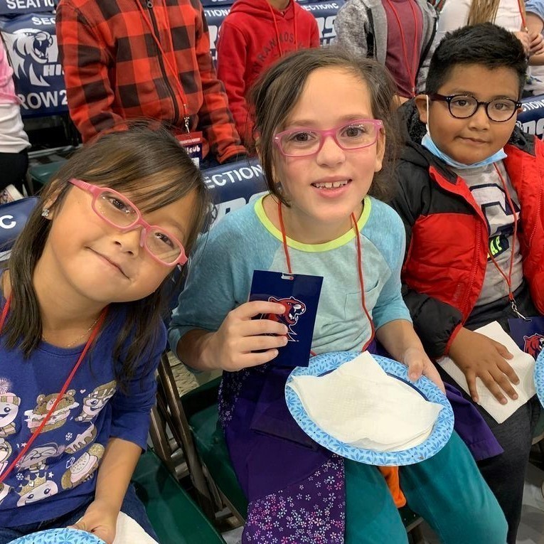 students smiling