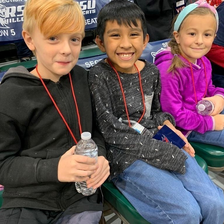 students smiling