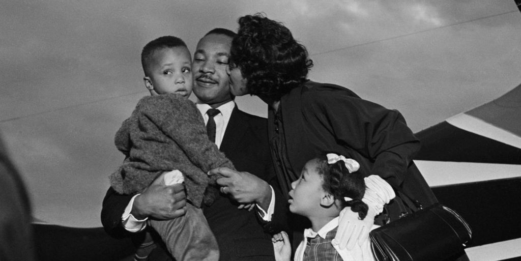 MLK and his family