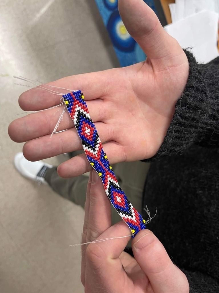 hand made beaded bracelet