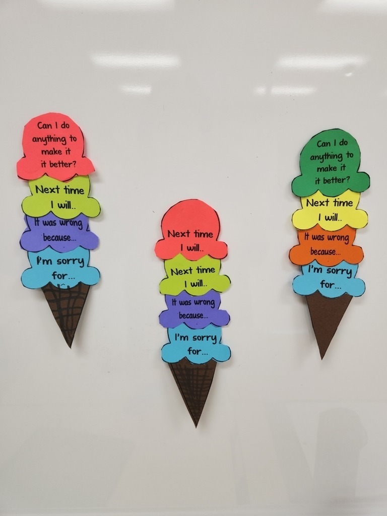 apology ice cream cones 