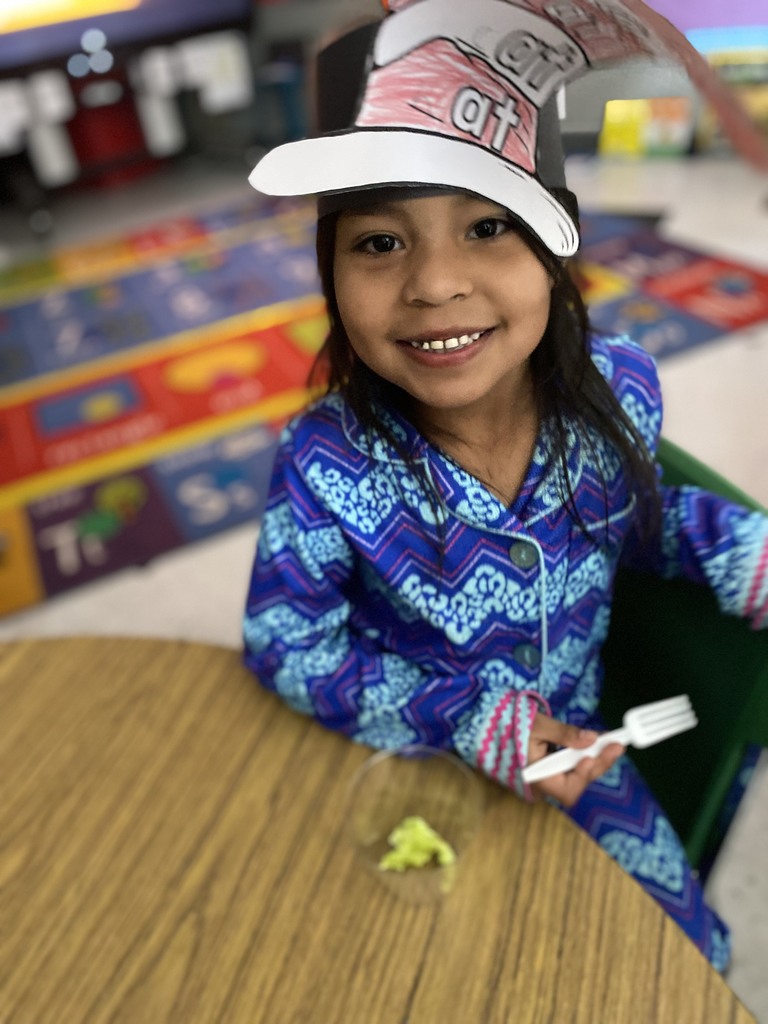 Mrs. Shrum's students learned a lot about Dr. Seuss during Read Across America Week! They heard stories he has written, did crafts that included characters from the books, and even got to taste green eggs and ham!   Sounds like they had a yummy fun time!   #CPSZEBRAPRIDE