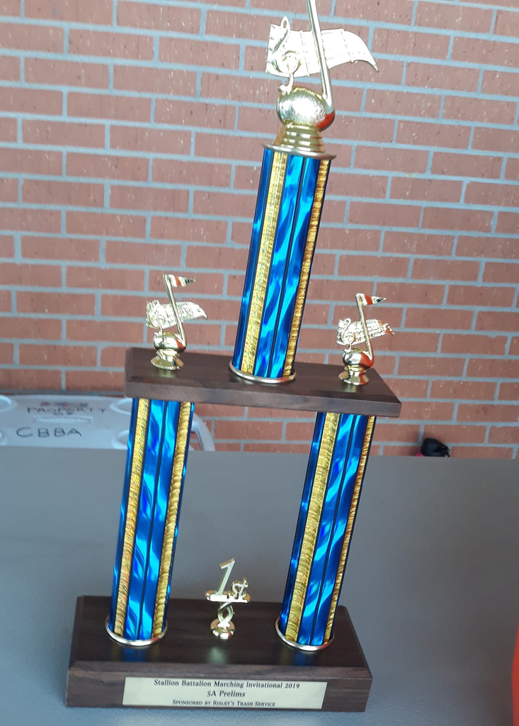 CHS Band & Guard takes 1st place today. 