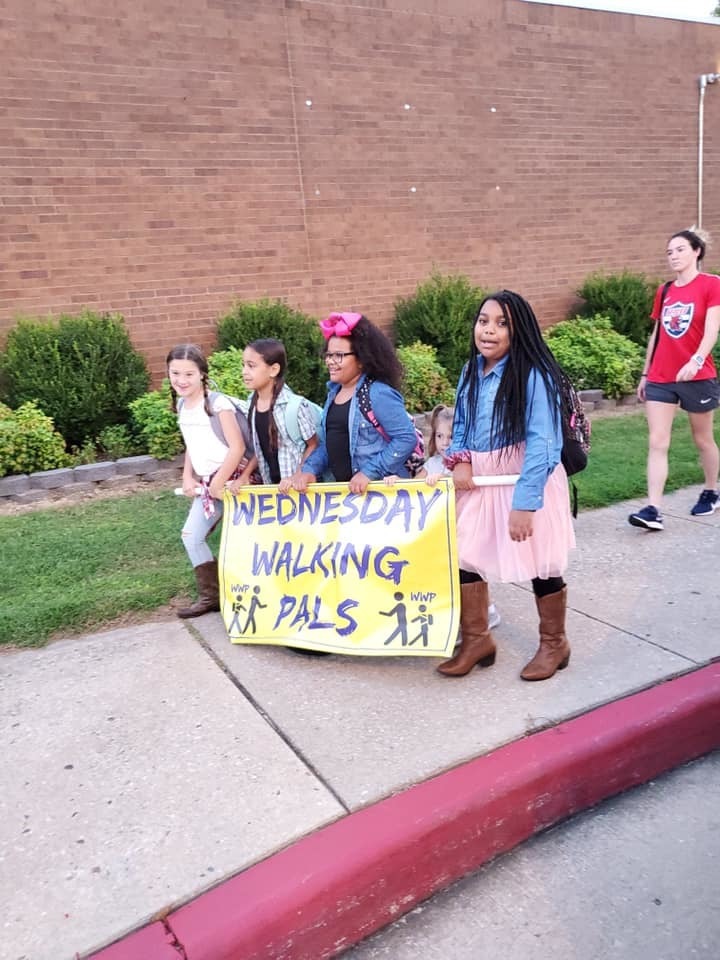 National Wall to School Day with our Wednesday Walking Pals