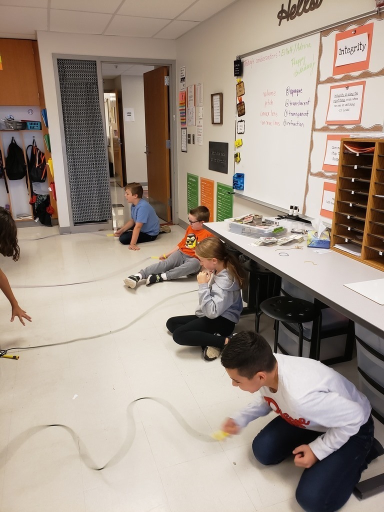 Mrs. Ritter's 5th-grade science class at, Catalayah,  makes some waves this week.
