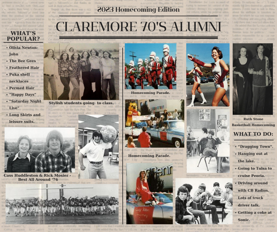 Claremore Alumni of the 70s