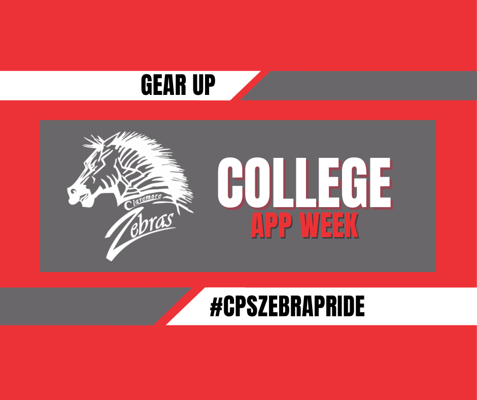 zebra logo with "college app week"