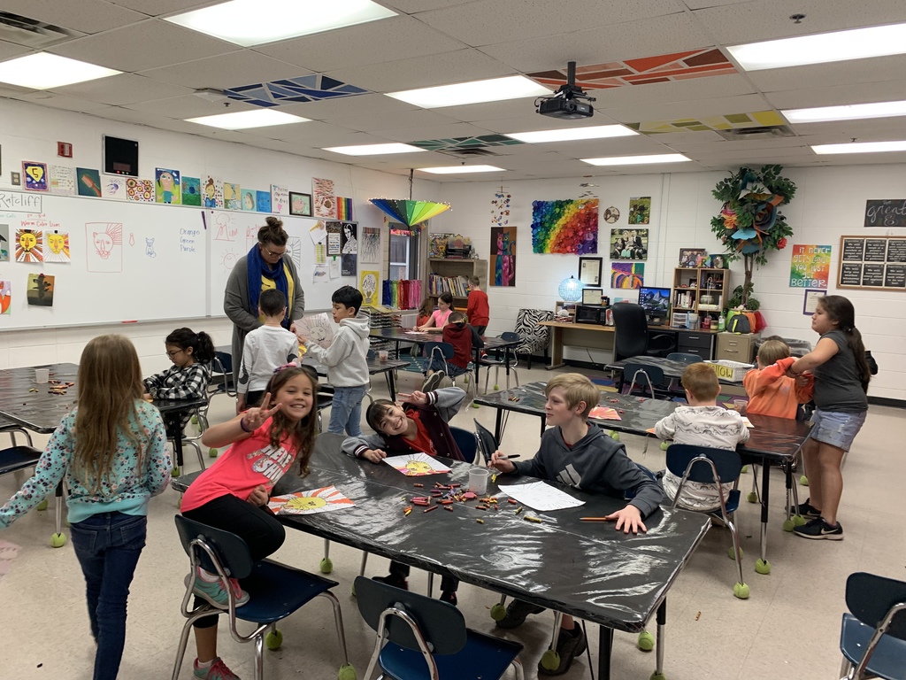 Students in Art.