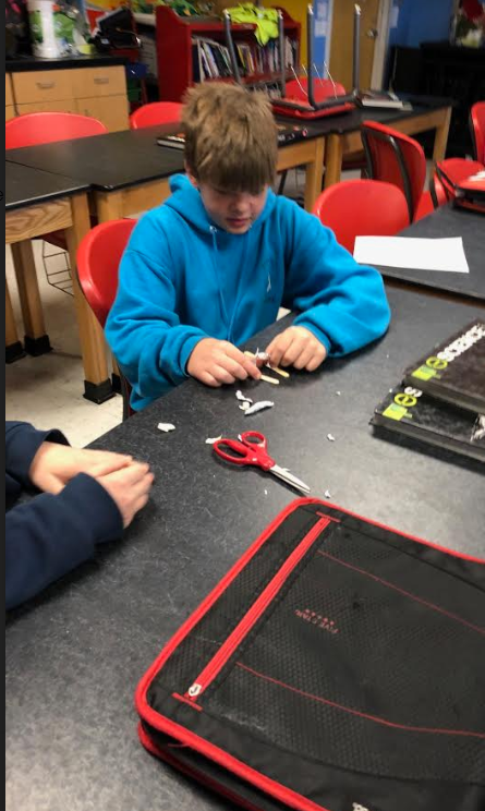 6th grade Science classes are doing a Winter STEM Challenge