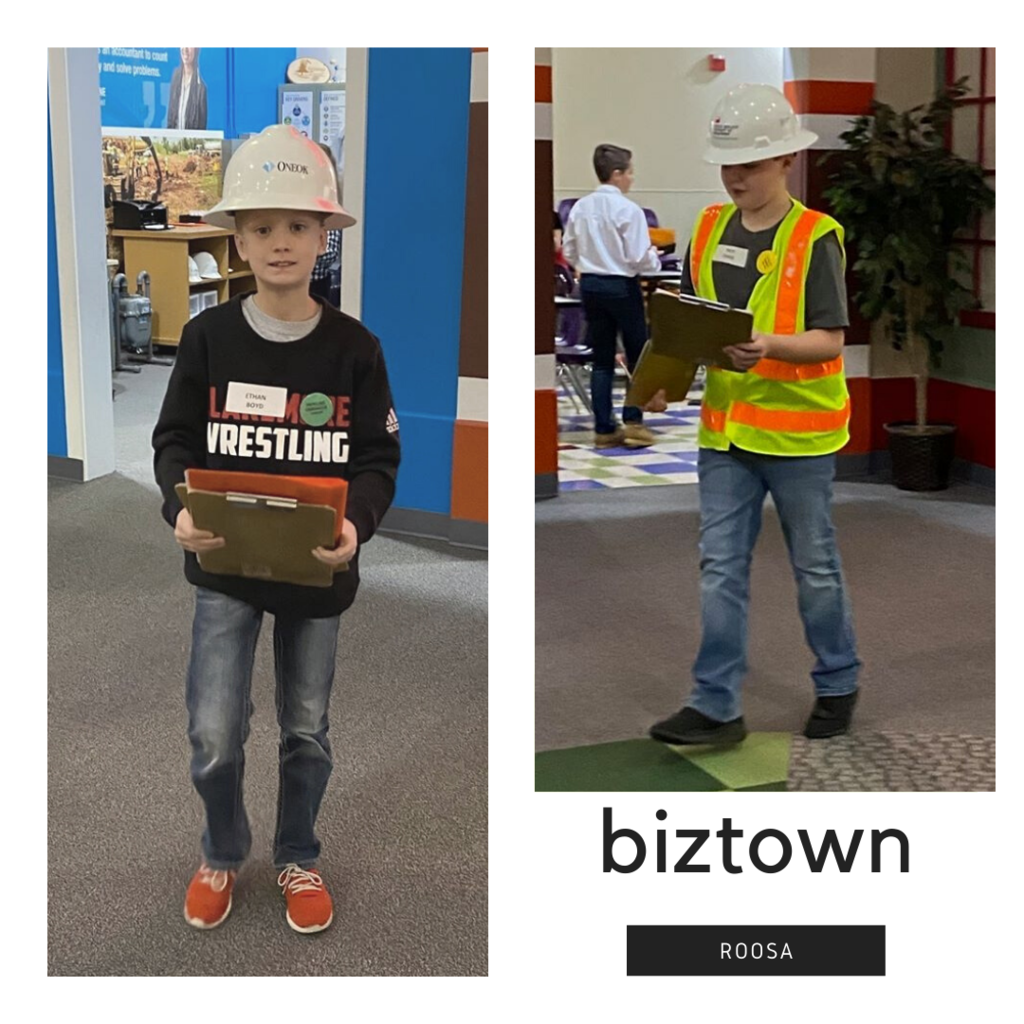 Roosa 5th grade students prepared for months for  Biztown. 