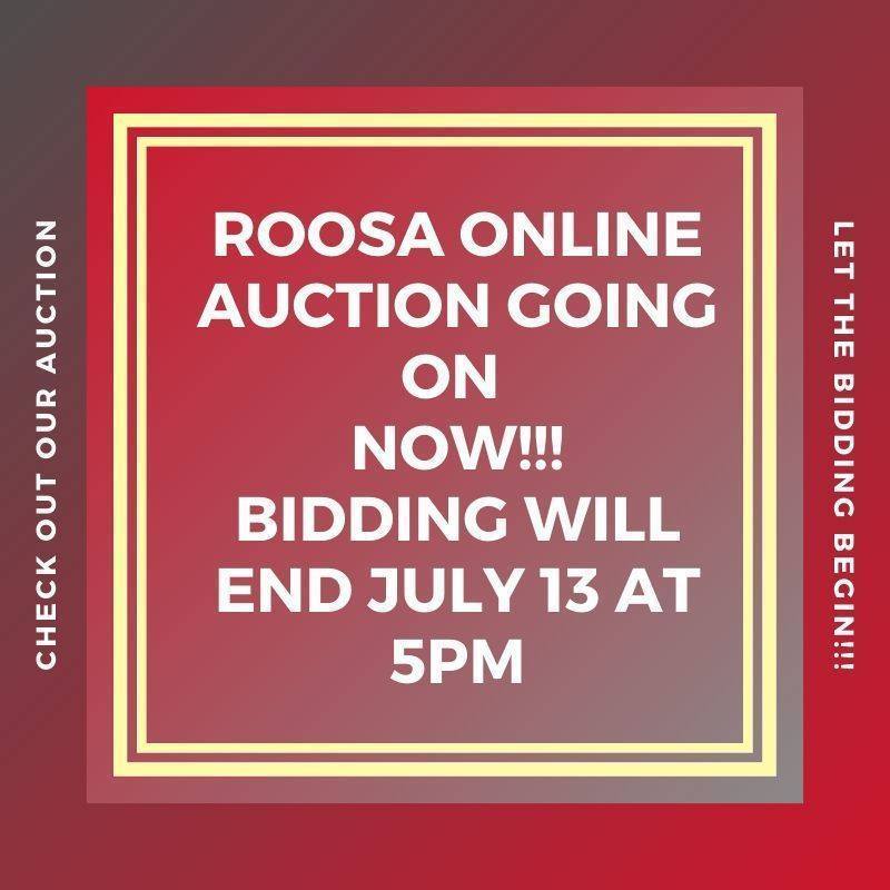 The @Roosa Elementary Online Auction going on NOW!  