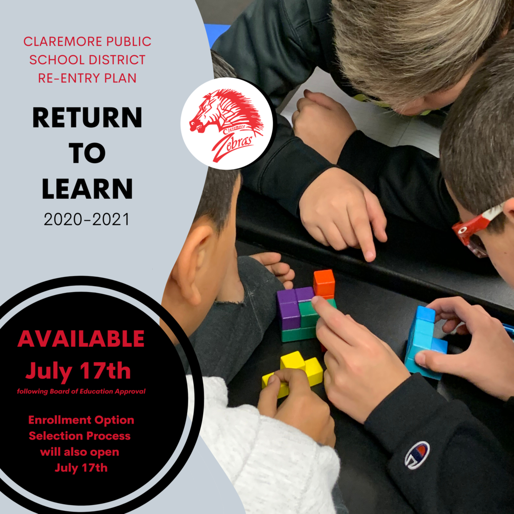 CPS re-entry plan "RETURN TO LEARN" will be available on our website and mobile app, THIS FRIDAY, July 17th.