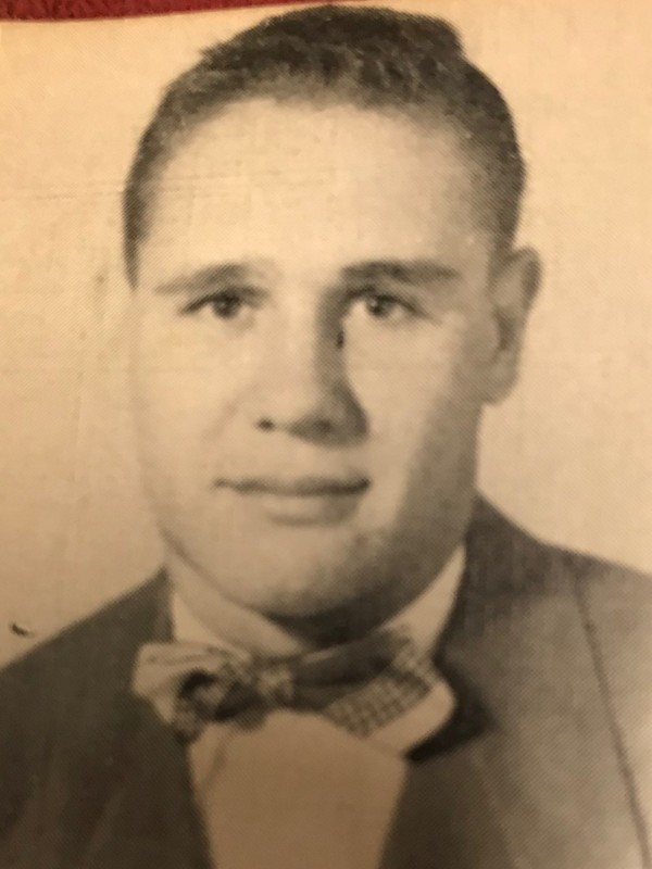 Alley Fry - A 1953 graduate who played halfback in football, was named to the Daily Oklahoman All-State Football Team.