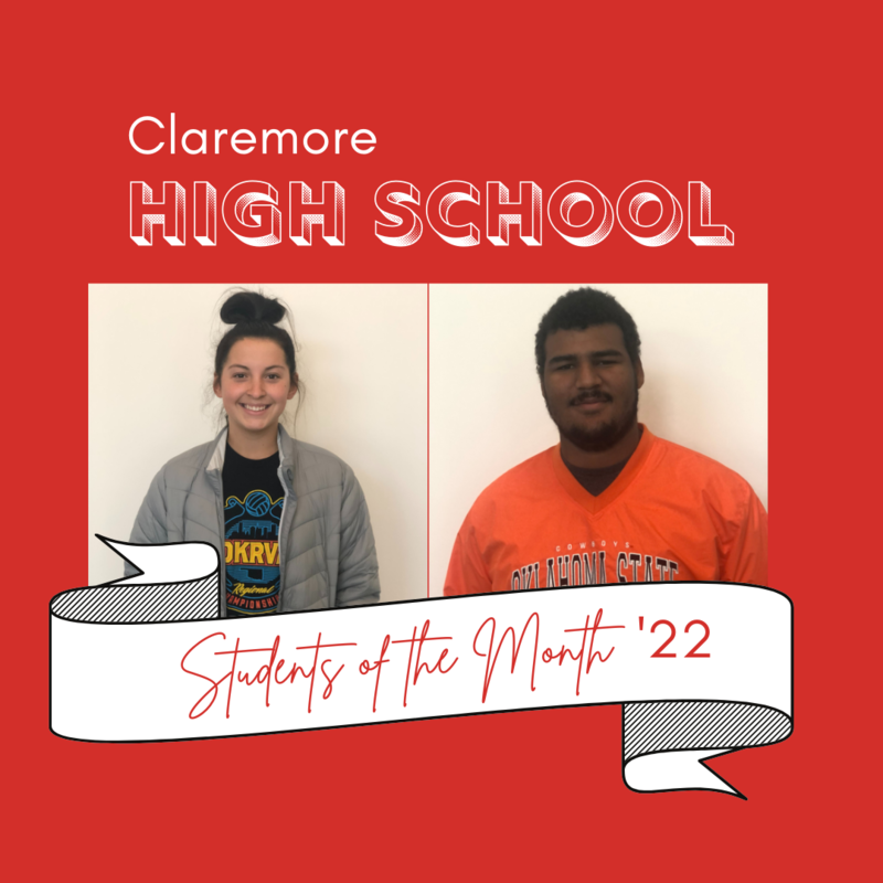 December Senior Students of the Month