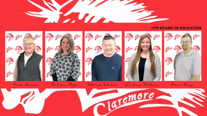 CPS Board of Education Members Rick Mosier - Ward 1, Chelsea Mize - Ward 2, Lindsey Baldwin - Ward 3, Patrick Gotcher - Ward 4, and Shane Huey - Ward 5.  